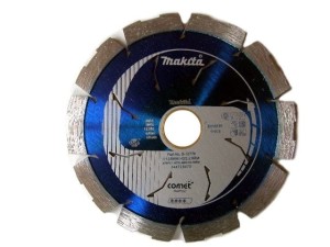 MAKITA TARCZA DIAMENTOWA 125x22,23mm SEGMENTOWA (NA SUCHO) BETON, CEGŁA