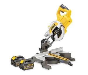 DEWALT PIŁA UKOŚNICA  216mm 54V DCS777T2 2x6/2,0Ah FLEXVOLT