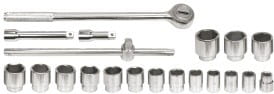 VOREL ZESTAW KLUCZY 21el. 3/4" 22-50mm