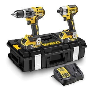 DEWALT ZESTAW COMBO 18V DCK266P2 (DCD796, DCF887) 2x5,0Ah TOUGH SYSTEM