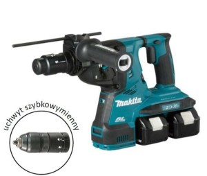 MAKITA MŁOT SDS+  18Vx2 DHR281PT2J 2,9J 2x5,0Ah BL + UCHWYT 13mm