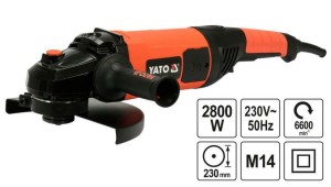 YATO SZLIFIERKA KĄTOWA 230mm/2800W  82110