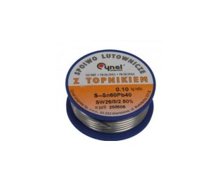 CYNA SZPULA  0.5mm  100g Sn60Pb40