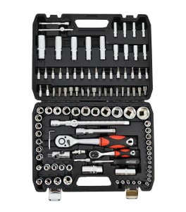AWTOOLS ZESTAW KLUCZY  108el 1/2" / 1/4" BLACK LINE