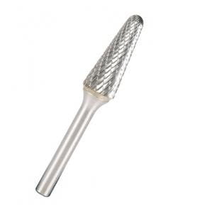 KLINGSPOR FREZ DO METALU HF 100 L FI=8,0x25mm TRZPIEŃ 6mm, TYP:KEL, STOŻKOWO-KULISTY
