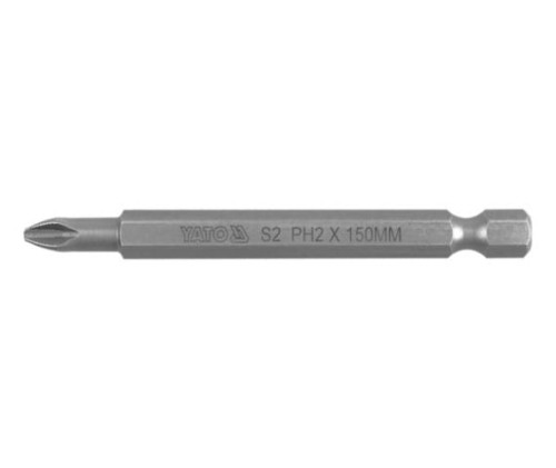 YATO KOŃCÓWKA / BIT 1/4" PH2 x 150mm HRC 58-62 S2  0486