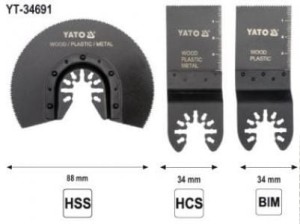 YATO ZESTAW AKCESORIÓW DO NARZĘDZIA WIELOFUN.