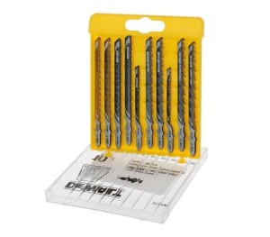 DEWALT BRZESZCZOT DO WYRZYNARKI MIX 10szt. DREWNO