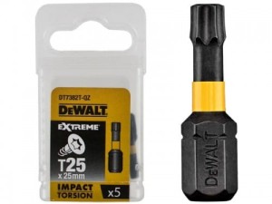 DEWALT KOŃCÓWKA UDAR. T25x25 /5szt. EXTREME IMPACT TORSION
