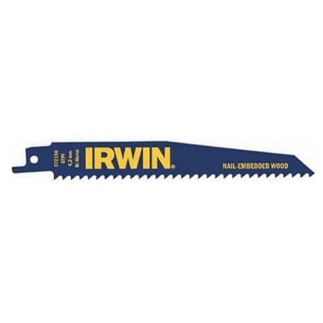 IRWIN BRZESZCZOT DO PIŁY SZABLASTEJ 225mm  6 Z/CAL /DREWNO Z GWOŹDZIAMI (5szt)