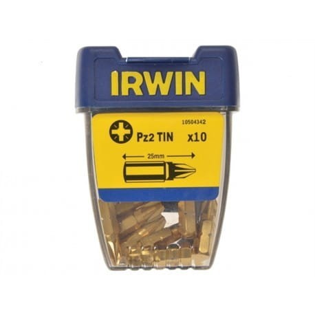 IRWIN KOŃCÓWKA PZ2 x 25mm TIN /10szt.