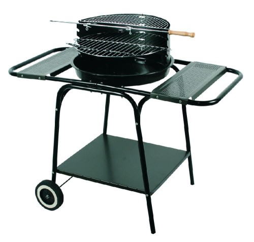 MASTER GRILL OKRĄGŁY RUCHOMY Z DWIEMA PÓŁKAMI MG906