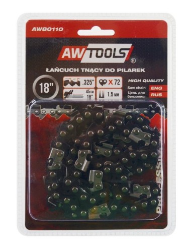 AWTOOLS ŁAŃCUCH TNĄCY 45cm/72/325"/1,5 / BLACK LINE