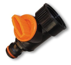 BRADAS PRZYŁĄCZE NA KRAN  3/4" Z ZAWOREM/BS