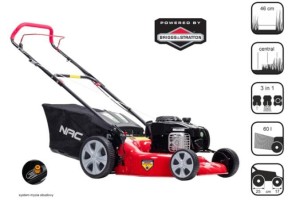 NAC KOSIARKA SPALINOWA BEZ NAPĘDU 46cm BRIGGS & STRATTON 140cc  LP46-500E-H BS500E