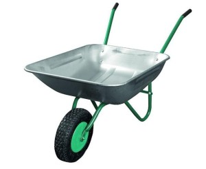 GREENMILL TACZKA OGROD. 80L. WZMOCNIONA KOŁO METAL