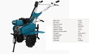 KS GLEBOGRYZARKA SPALINOWA  7HP-950S 105/31cm