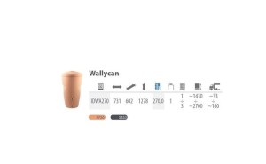 PP.POJEMNIK NA DESZCZÓWKĘ 270L ANTRACYT WALLYCAN