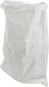 WOREK POLIPROPYLENOWY BIAŁY 55/80cm Z OBRĘBKIEM , 46g