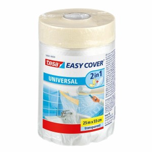 TESA FOLIA MALARSKA Z TAŚMĄ 25m x 0,55m