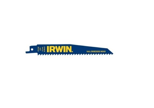 IRWIN BRZESZCZOT DO PIŁY SZABLASTEJ 300mm  6 Z/CAL /DREWNO Z GWOŹDZIAMI (5szt)