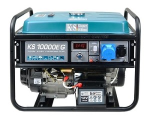 KS GENERATOR HYBRYDOWY KS 10000E G 7,5kW/230V, BENZYNA/LPG, ROZRUCH ELEKTRYCZNY.
