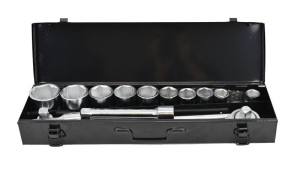 AWTOOLS ZESTAW KLUCZY 14el. 3/4" WALIZKA METALOWA
