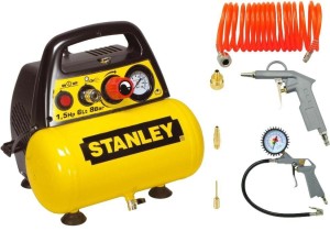 STANLEY KOMPRESOR BEZOLEJOWY  6L+ZESTAW PNEUMATYCZNY