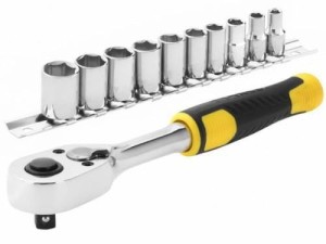 STANLEY ZESTAW KLUCZY  11el. 1/2" +GRZECHOTKA