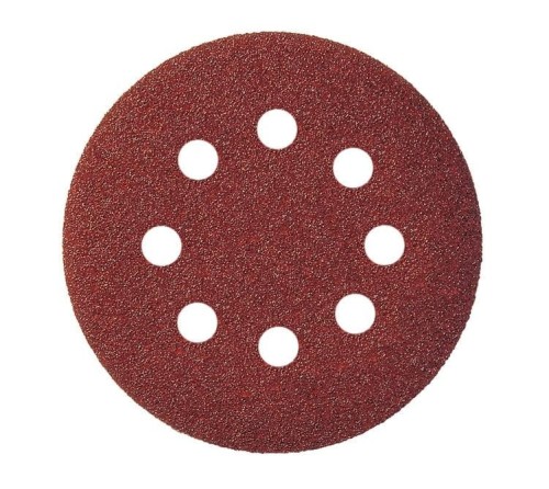 KLINGSPOR KRĄŻEK ŚCIERNY SAMOPRZYCZEPNY 125mm  PS18EK gr.240 GLS5 8-OTWORÓW/50szt.