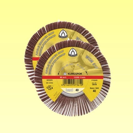 KLINGSPOR ŚCIERNICA LISTKOWA NASADZANA 125mm WSM617 gr. 40