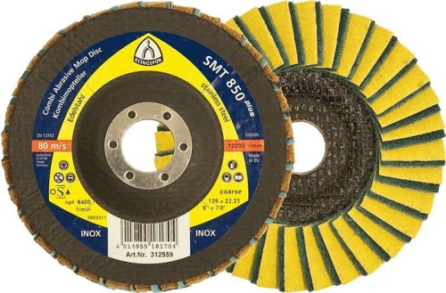KLINGSPOR ŚCIERNICA LISTKOWA KOMBI SMT850 125mm COARSE