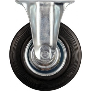 VOREL KOŁO STAŁE Z CZARNĄ GUMĄ 125mm
