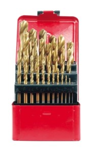 VOREL WIERTŁO METAL TYTAN KPL.19szt. 1-10mm