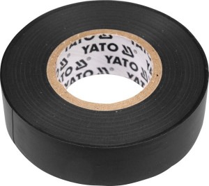 YATO TAŚMA ELEKTROIZOLACYJNA 19mmx20m CZARNA 8165
