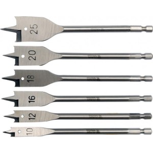 YATO WIERTŁO ŁOPATKOWE KPL. 6szt. 10-25