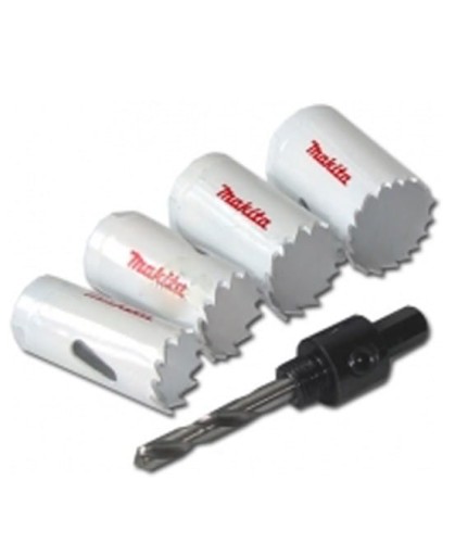 MAKITA ZESTAW OTWORNIC BIM ECONOMY  4szt. 22,29,32,51mm+2WP+2 ADAPTER