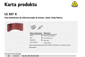 KLINGSPOR PASY BEZKOŃCOWE  100* 560 gr.100  LS307X /10szt.