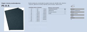 KLINGSPOR PAPIER ŚCIERNY WODNY  P1200 PS8A/50szt .