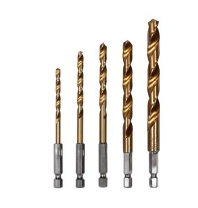 YATO ZESTAW WIERTEŁ MET.HSS-TiN  5szt.HEX 4-10mm