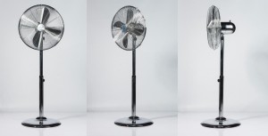 VOLTENO WENTYLATOR PODŁOGOWY METALOWY CHROM 40cm