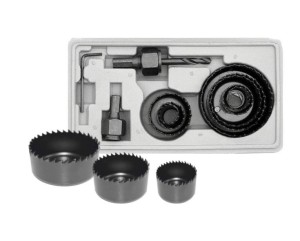 AWTOOLS OTWORNICE DO DREWNA 11szt. /19-64mm/