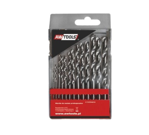 AWTOOLS WIERTŁA DO METALU HSS-G KOMPLET 13elem. /1,5-6,5mm/
