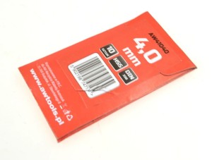 AWTOOLS WIERTŁO METAL BIAŁE  4,0mm/10szt.