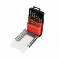 AWTOOLS WIERTŁA DO METALU 1,0-10,0mm / KOBALTOWE / KOMPLET 19 SZTUK