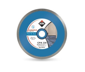 RUBI TARCZA DIAM. CPA 250x25,4 SUPERPRO DO TWARDYCH MATERIAŁÓW.