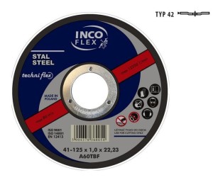 TARCZA METAL INCOFLEX  125*3,2 WYG.