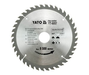 YATO PIŁA TARCZOWA WIDIOWA 160*36*30    6057