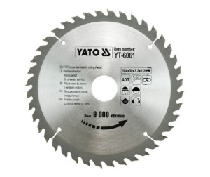 YATO PIŁA TARCZOWA WIDIOWA 184*40*30    6061