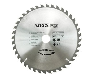 YATO PIŁA TARCZOWA WIDIOWA 250*40*30    6071